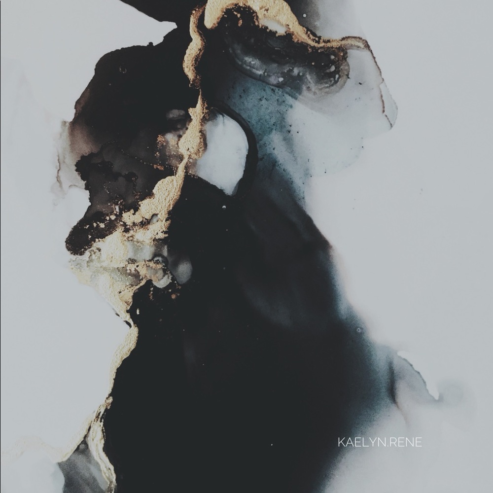 Black and gold | kaelyn Rene art